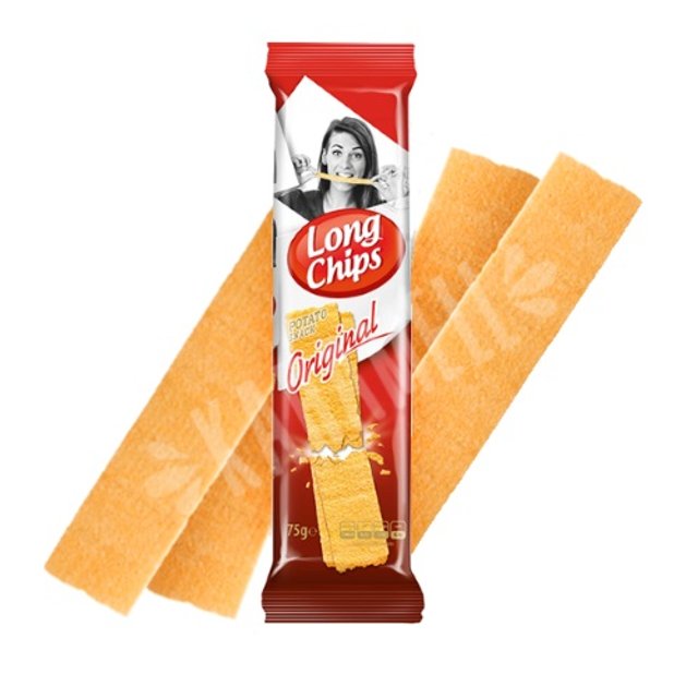 Snack de Batata Long Chips Frontera - Sabor Original - Letônia