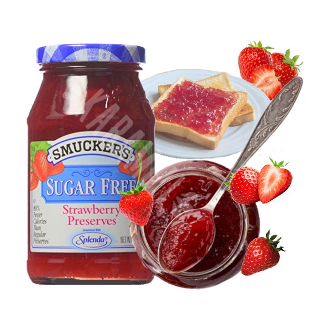 Geleia Strawberry Sugar Free - Smucker's - Importado EUA