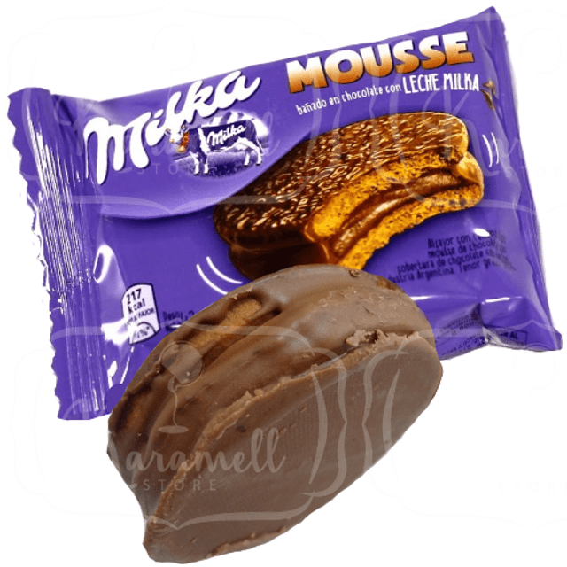 Milka  Mousse - Alfajor com Mousse de Chocolate - ATACADO 6 Chocolates - Argentina