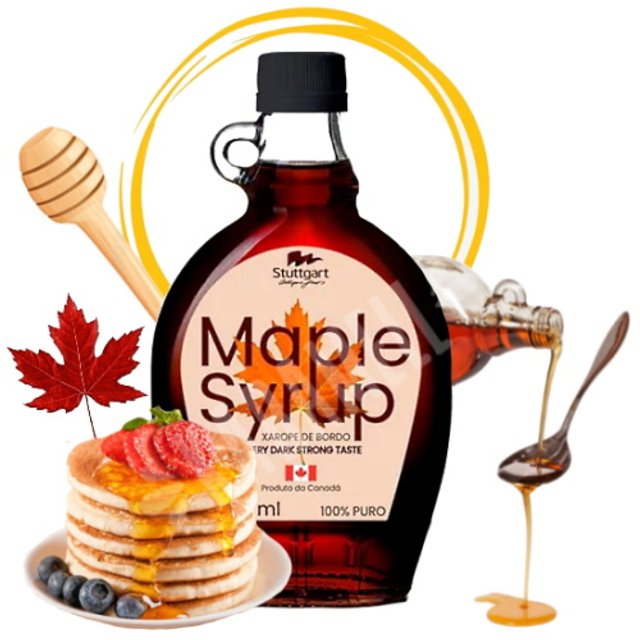  Maple Syrup Very Dark Xarope de Bordo - The Maple Treat - Canadá