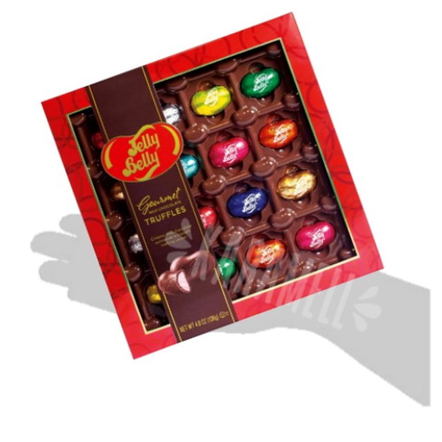 Chocolate Truffles Gourmet Milk - Jelly Belly - Importado Tailândia