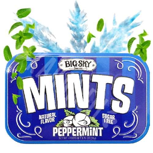 Balas Mints Peppermint - Big Sky - Importado Canadá | Karamell Store