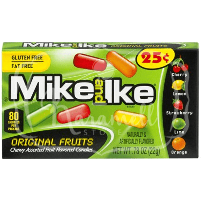 Mike and Ike Fruit Candy - Balas de Frutas - Importado dos EUA