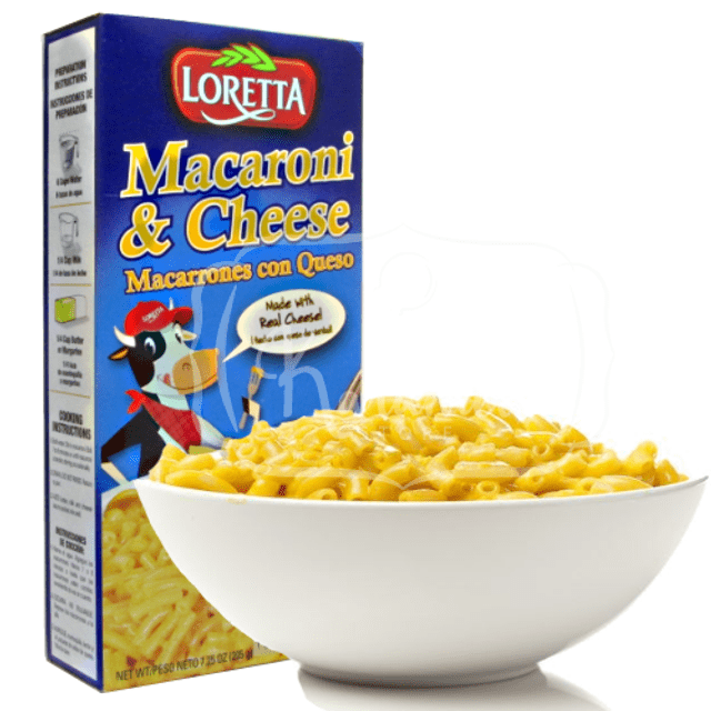 Loretta Macaroni & Cheese - Macarrão Com Queijo Cheddar - Importado EUA