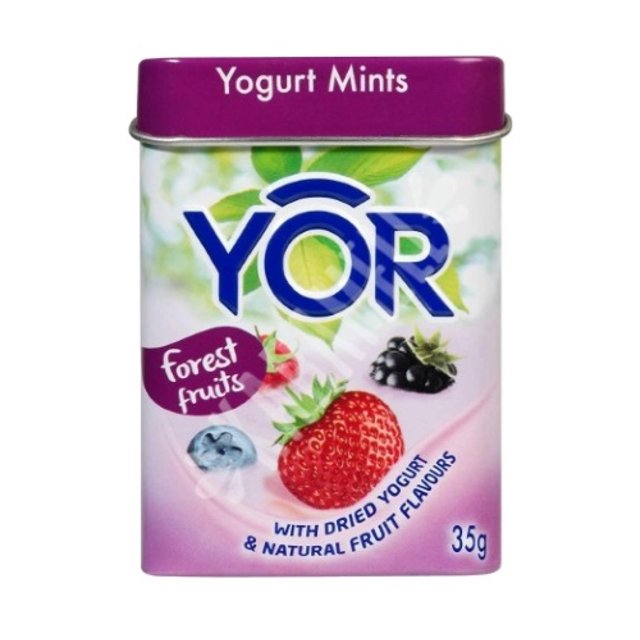 Balas YOR Yogurt Mints Forest Fruit - Importado