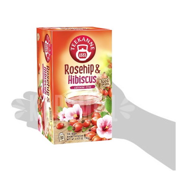 Chá Rosehip & Hibiscus Caffeine-Free - Teekanne - Importado Alemanha