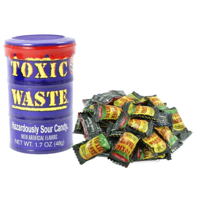 Toxic Waste - Hazardously Sour (Roxo) - Balas Ácidas - Importado EUA