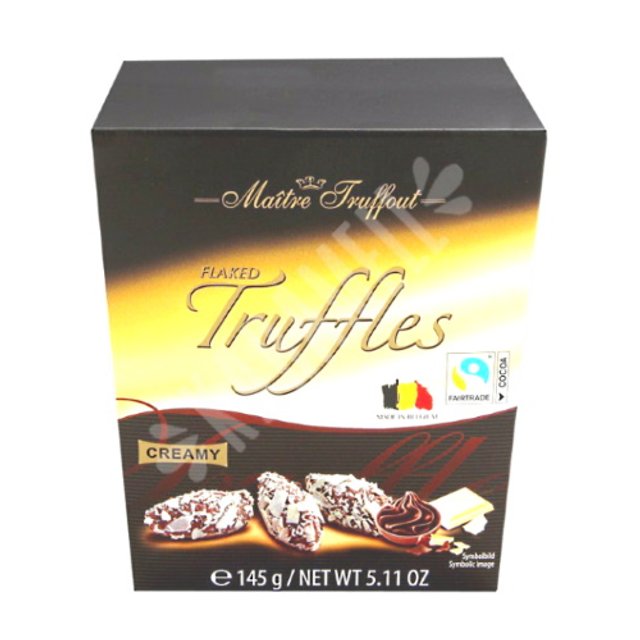 Trufas Chocolate - Creamy Flaked Truffles - Maitre Truffout - Bélgica