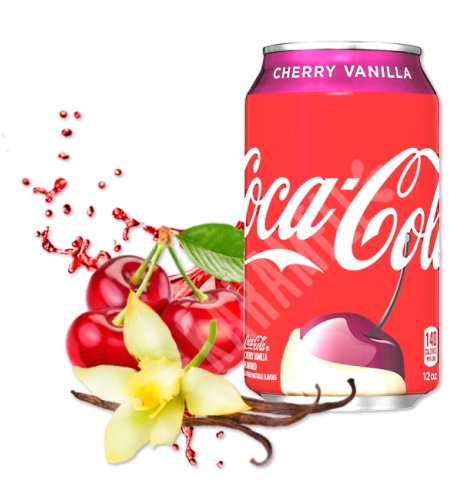 Refrigerante Cherry Vanilla - Coca Cola - EUA