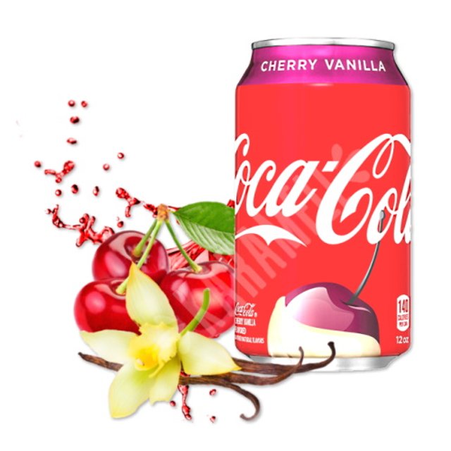 Refrigerante Cherry Vanilla - Coca Cola - EUA