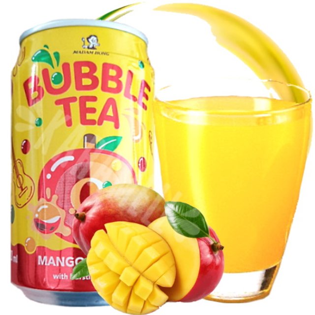 Chá Bubble Mango Iced Tea Madam Hong - Importado