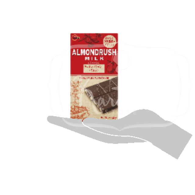 Chocolate com Amêndoas - Almondrush Miilk da Bourbon - Japão