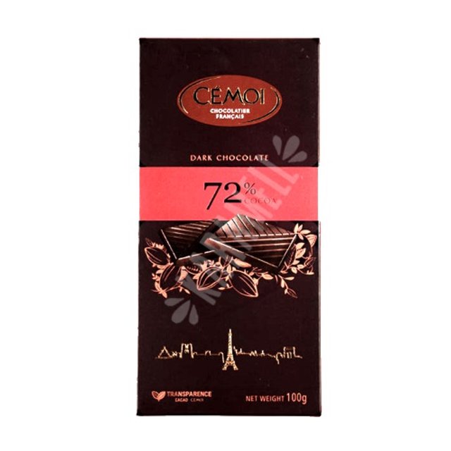 Chocolate Cemoi Français - Dark 72% Cocoa - Importado França