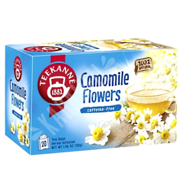 Chá Camomile Flowers Caffeine-Free - Teekanne - Importado Alemanha