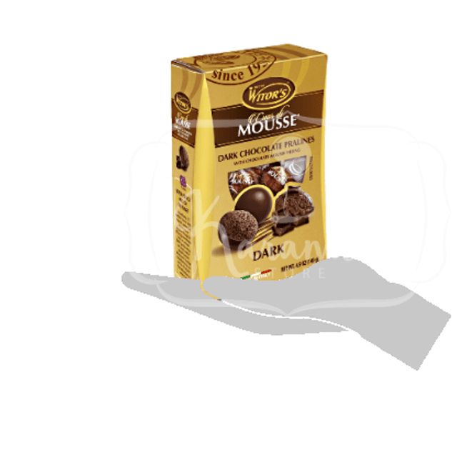 Mousse Dark Chocolate da Witor's - Importado da Itália