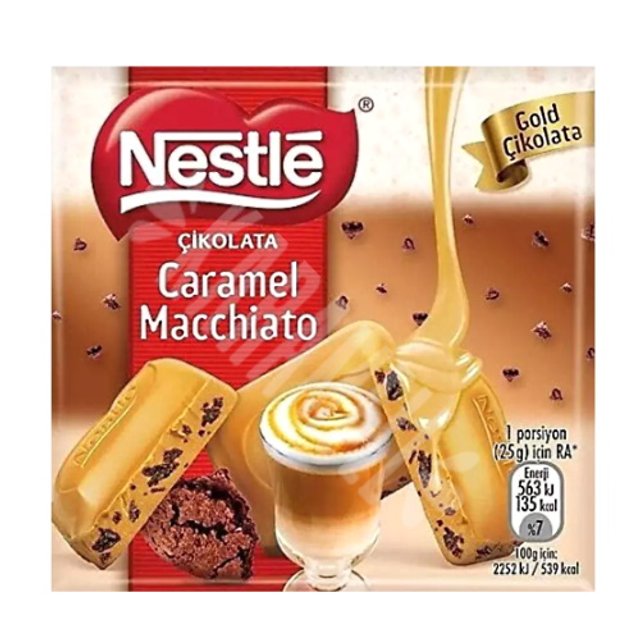 Chocolate Branco Caramel Macchiato - Nestlé - Importado Turquia