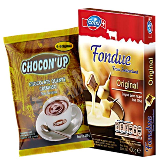 Kit Box de Inverno 02 Itens - Fondue e Chocon Up