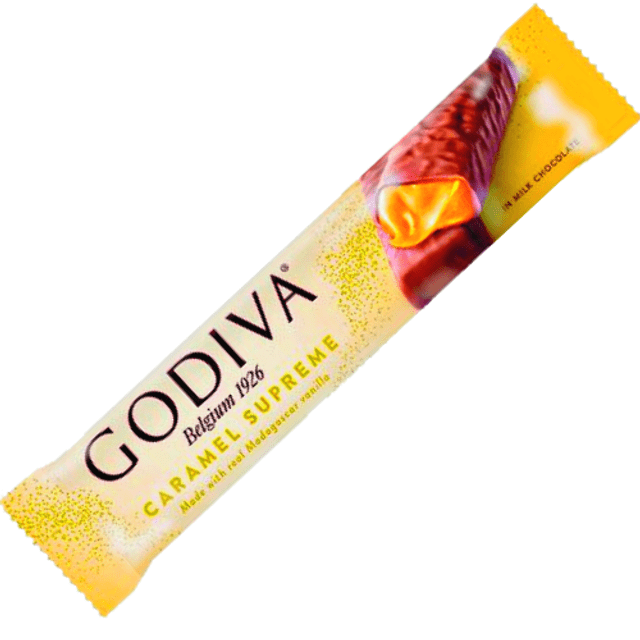 Godiva Caramel Supreme - Chocolate ao Leite & Caramelo Cremoso - Importado da Bélgica - 43g