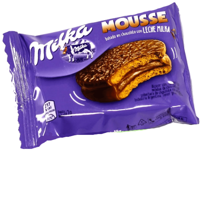 Milka Mousse- Alfajor Recheado Mousse Choc.-Argentina | Karamell Store