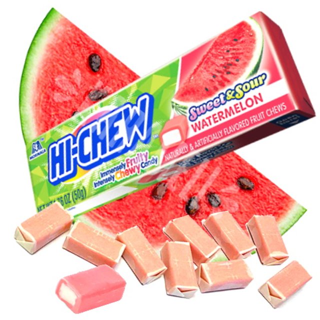 Hi Chew Sweet Sour Wartermelon Bala Mastigável Morinaga - Japão