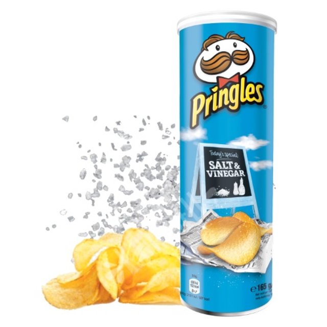 KIT 3 (três) Batatas Pringles - Salt & Vinegar + BBQ Teriyak + Paprika - Importado