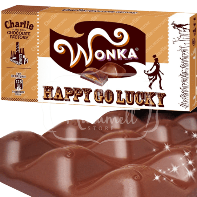 Wonka Chocolate Recheado Com Caramelo - Fantástica Fábrica de Chocolates - Importado