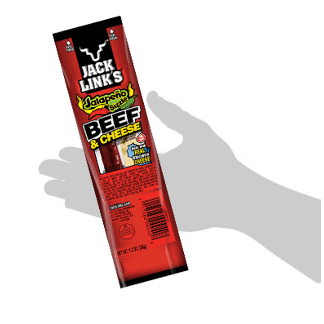 Jack Link's Jalapeño Beef & Cheese - Tira de Carne e Queijo - Edição Limitada - Importado EUA
