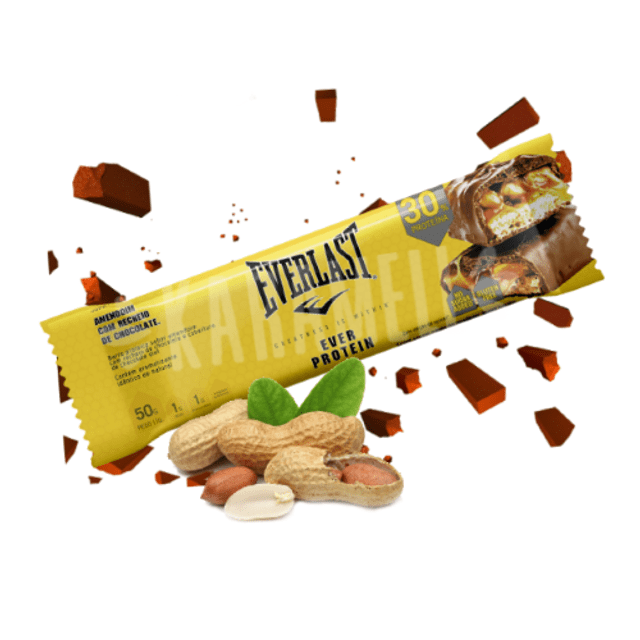 Everlast - Cookies Ever Protein - Barra de Proteína - Amendoim e Chocolate