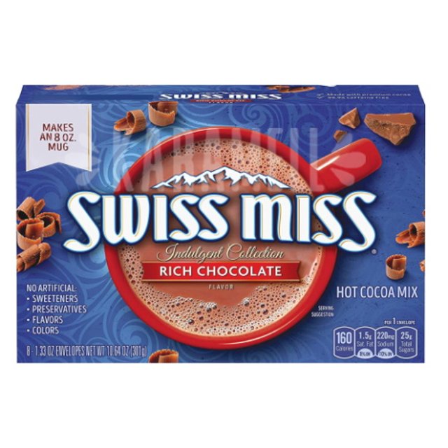 Cacau em Pó Rich Chocolate Mix - Swiss Miss - EUA