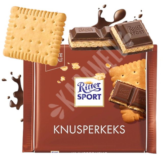 Chocolate Ritter Sport - Knusperkeks - Importado Alemanha