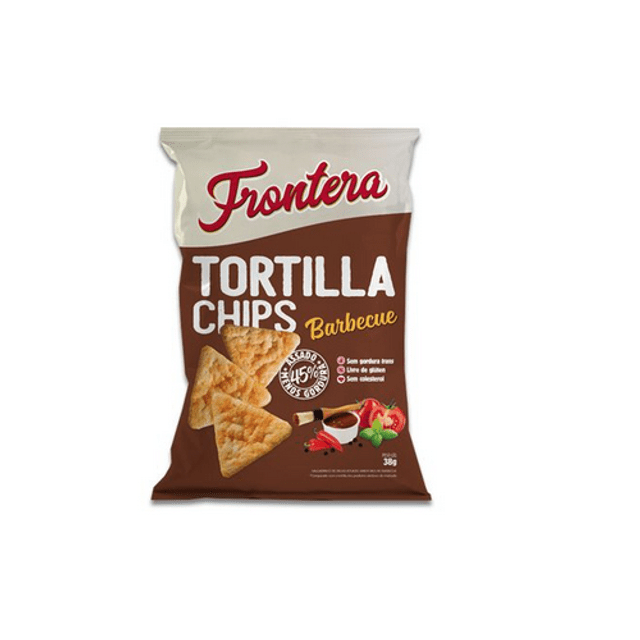 Salgadinhos Tortilla Chips sabor Barbecue - Frontera