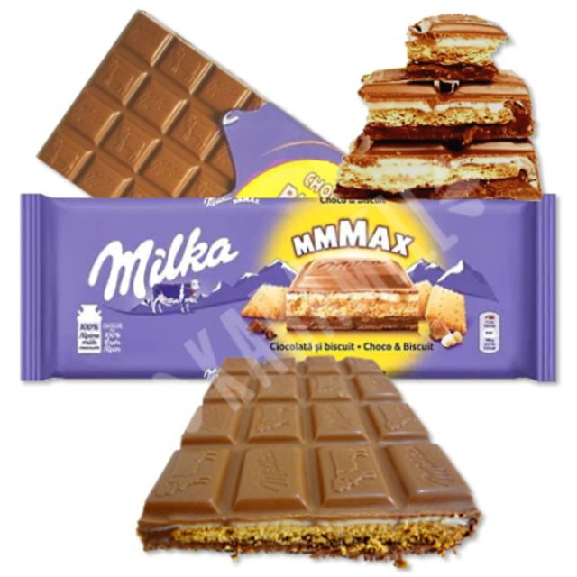Milka Choco & Biscuit / Schoko Keks - Chocolate Importado da Polônia - 300gr