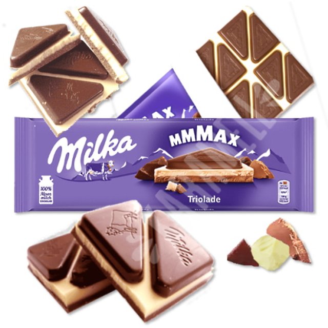 Chocolates Importados da Polônia - Milka Triolade 280gr