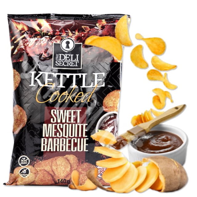 Batata Chips Sweet Mesquite Barbecue - The Deli Secret - Importado EUA