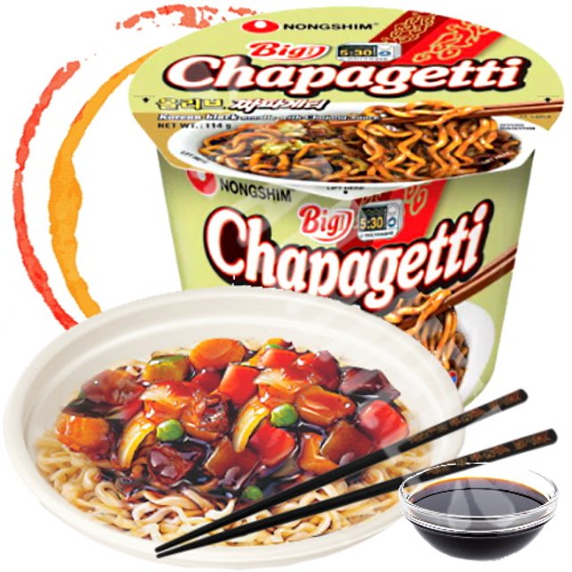 Big Chapagetti Nongshim - Macarrão Instantâneo - Coreia