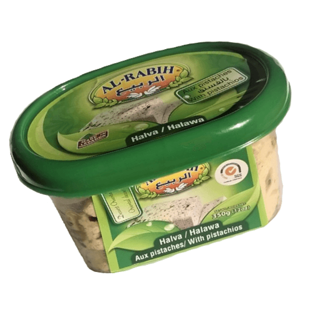 Al Rabih Halawa Plain Pistachios Doce de Gergelim | Karamell Store