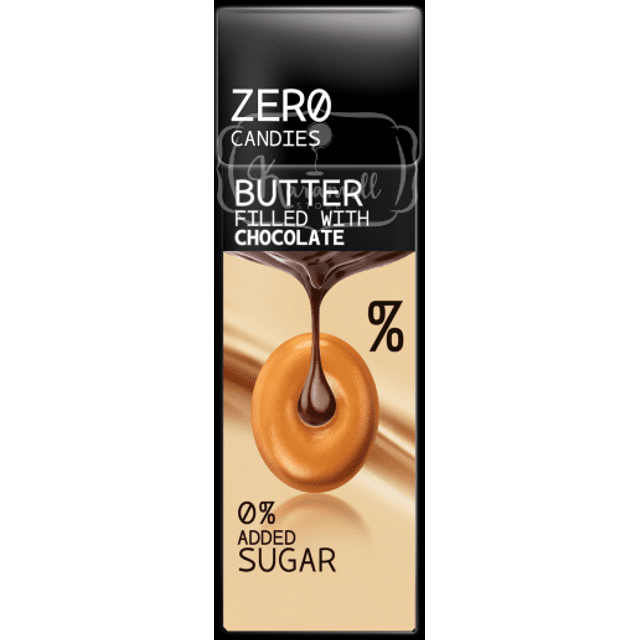 Zero Candies - Bala Caramelo e Chocolate Sem Açúcar - Importado Grécia