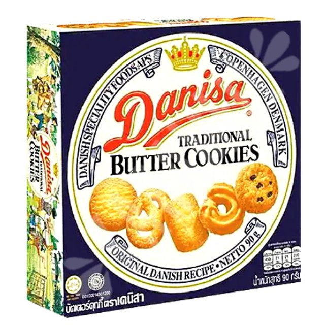 Butter Cookies Danisa - Biscoitos Finos Amanteigados - Importado