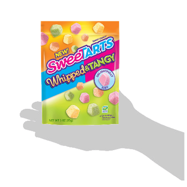 SweeTarts Whipped & Tangy - Cubos Sortidos de Frutas - Importado - 85g