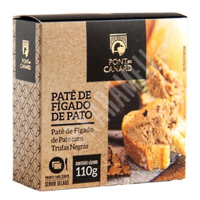 Patê Foie gras Fígado de Pato com Trufas Negras - Pont du Canard
