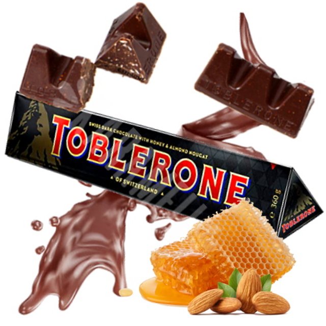 Toblerone Gigante Dark Honey Almond Nougat - Importado Suiça