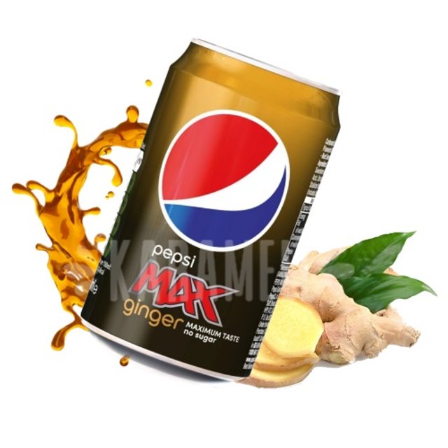 Refrigerante Pepsi Max Ginger Sem Açúcar - Importado Irlanda
