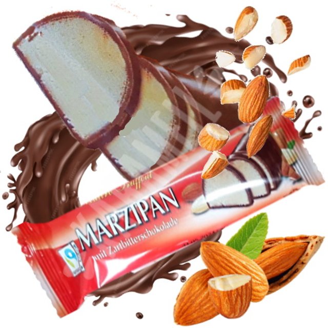 Chocolate Mit Zartbitterschokolade Marzipan Maître Truffout - Áustria