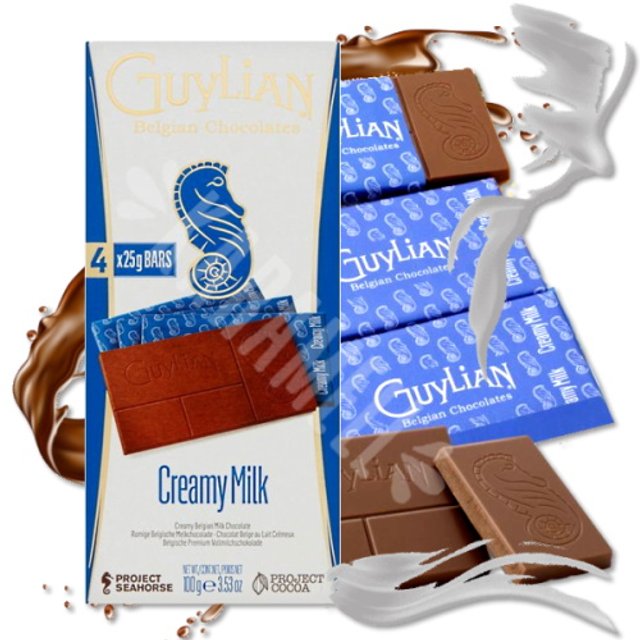 Chocolate Creamy Belgian Milk - Guylian - Importado Bélgica