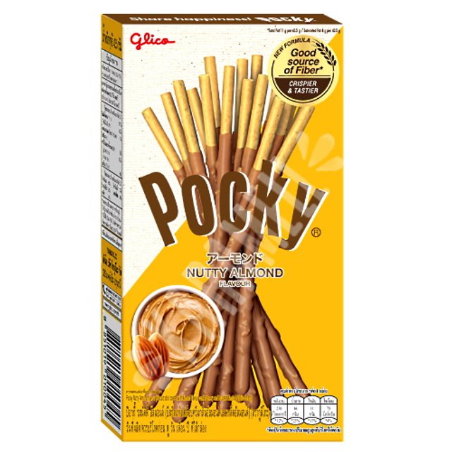Pocky Biscoito Nutty Almond - Importado Tailândia
