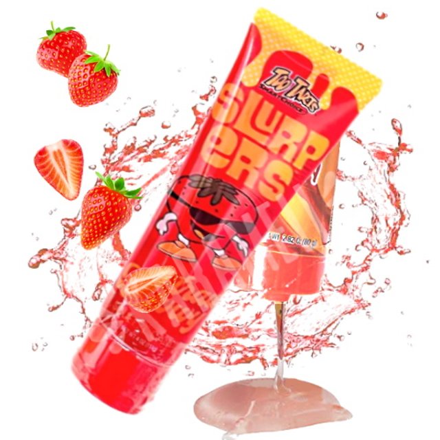 Bala Líquida Slurpers Strawberry Squeeze Candy - Importado