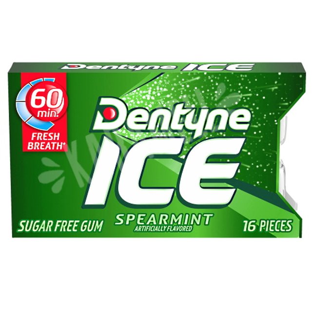 Chiclete Dentyne Ice Spearmint Sugar Free - Importado EUA