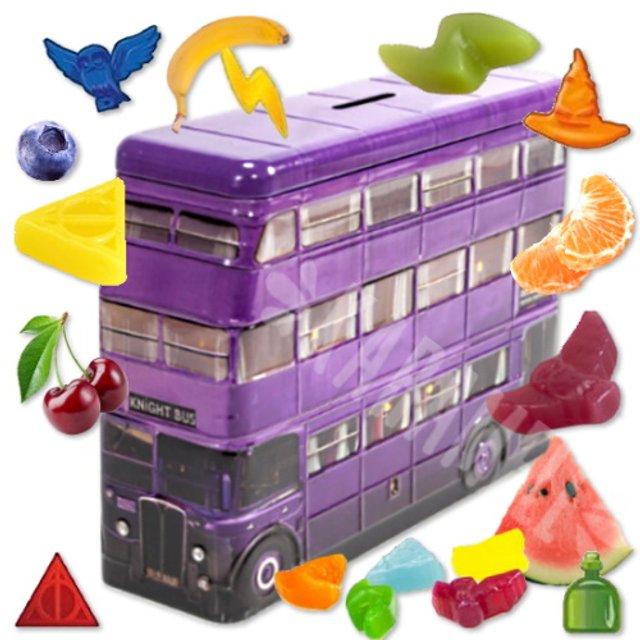 Harry Potter Onibus Knight Bus Tin - Jelly Belly - Importado EUA