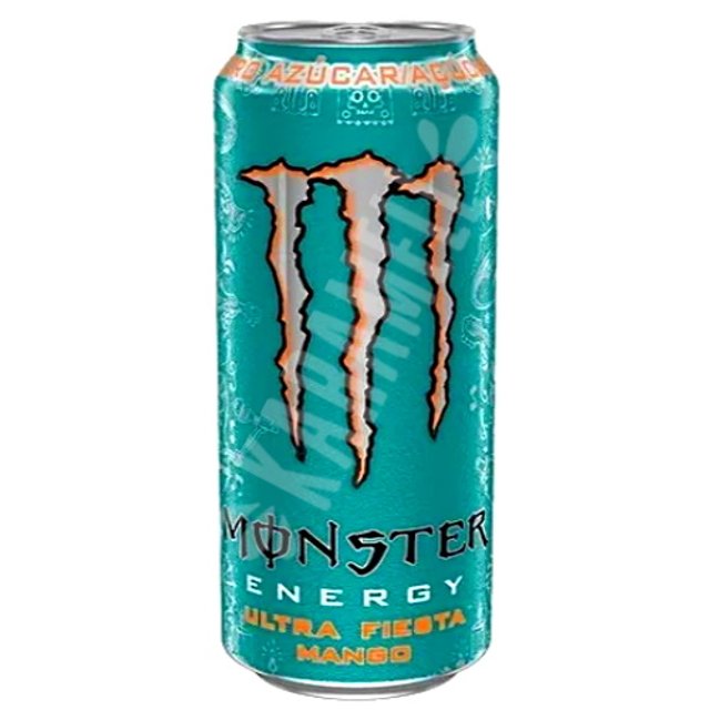 Bebida Monster Energy Edição Ultra Fiesta Mango Zero Sugar - Irlanda