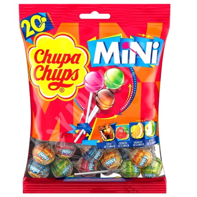Pirulito Mini Chupa Chups Sabores Sortidos - Importado Espanha